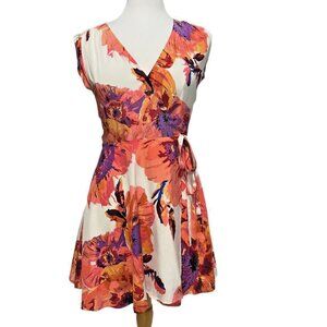 Yumi Kim Happy Hour Silk Mini Dress in Pink Floral Size XS